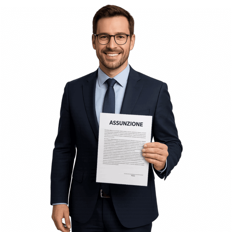 consulente del lavoro con foglio assunzione