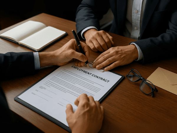 consulente del lavoro redige contratti