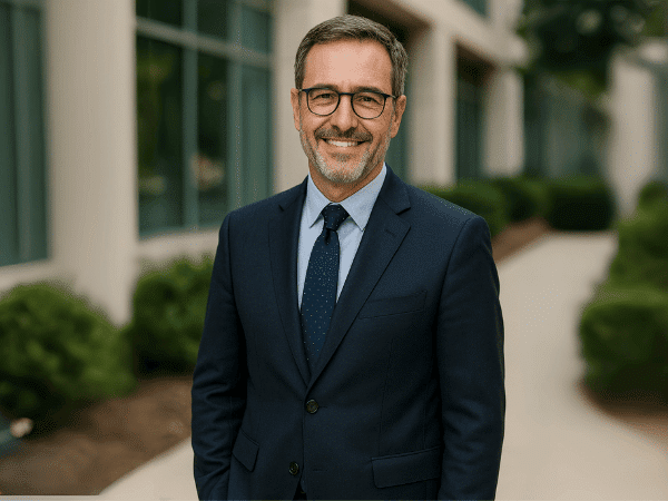 consulente del lavoro per aziende sorridente e affidabile